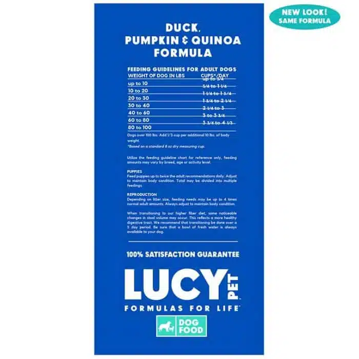 Duck, Pumpkin and Quinoa Dog Food 25 lb - Image 4