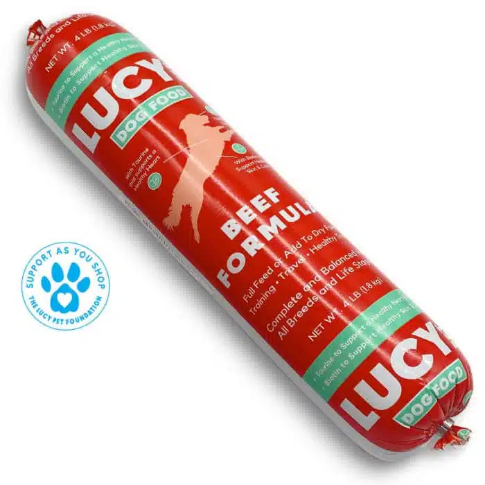 Lucy Pet™  Beef Formula Dog Food Roll  4 lb