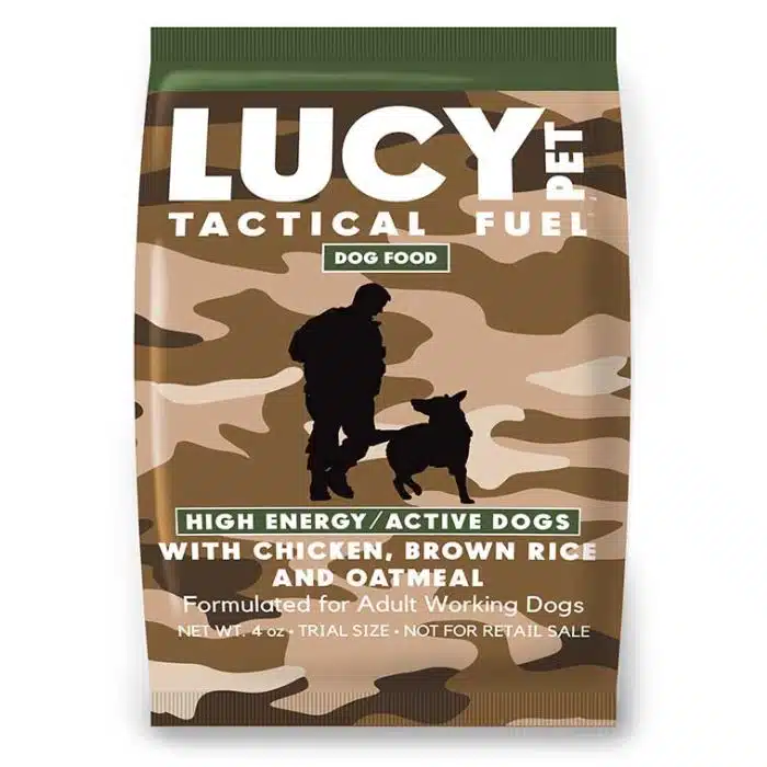 SAMPLE Lucy Pet Tactical Fuel Chicken, Brown Rice and Oatmeal 4 oz-Case of 25