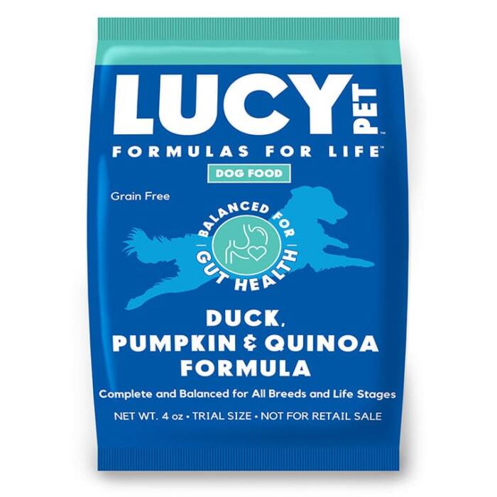 SAMPLE Lucy Pet Formulas for Life™ Duck, Pumpkin & Quinoa 4 oz Dry Dog Food-EACH